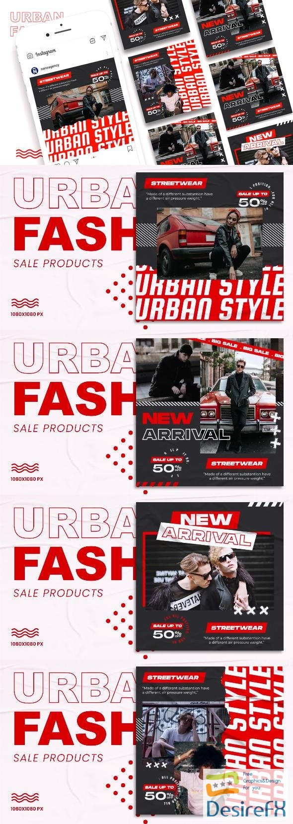 VideoHive Urban Streetwear Instagram Post 43538957