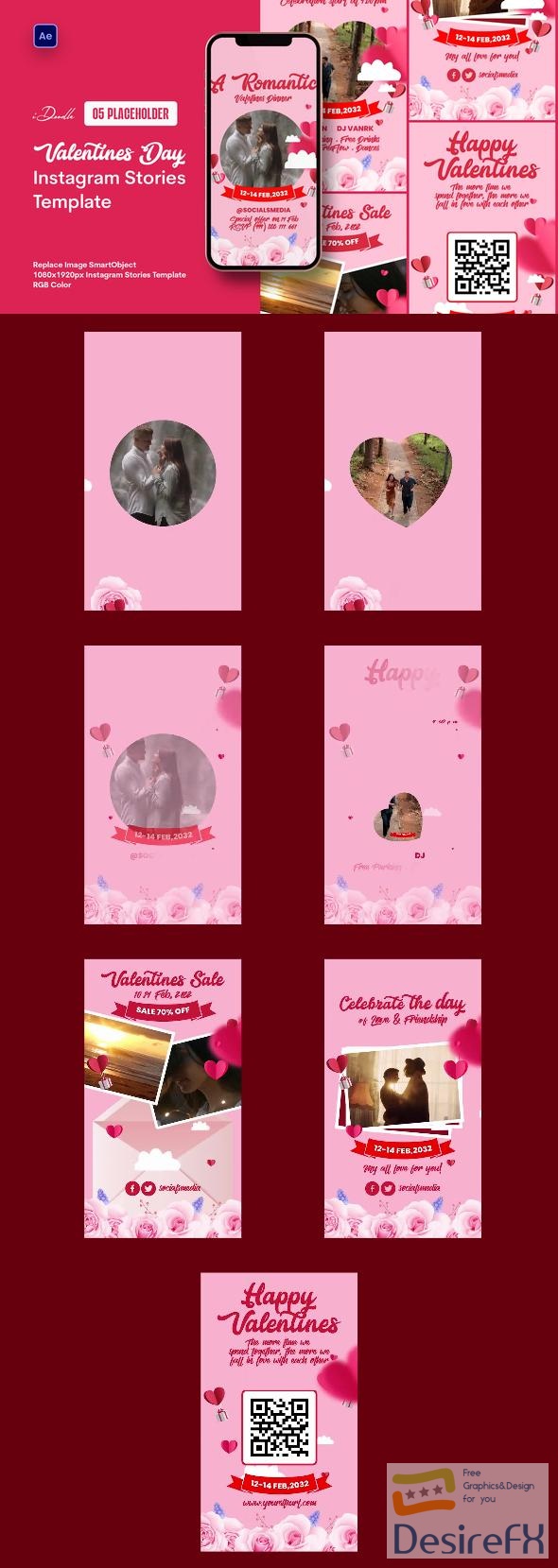 VideoHive Valentine's Day Instagram Stories Template 42992222