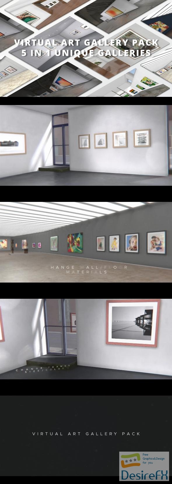 VideoHive Virtual Art Gallery Pack 32986976