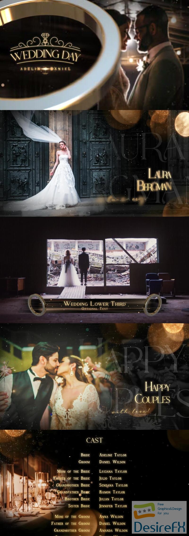 Videohive Romantic Wedding Pack 46728240