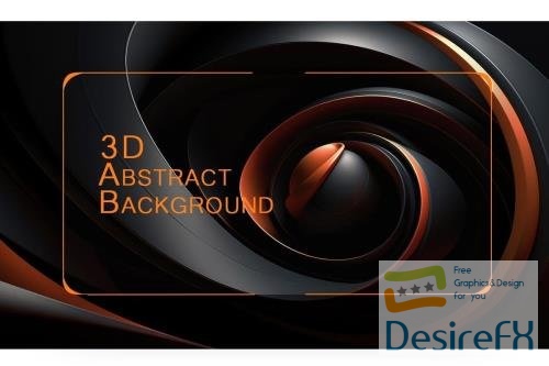 3D Abstract Bright Background