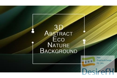 3D Abstract Eco Nature Background vol 4