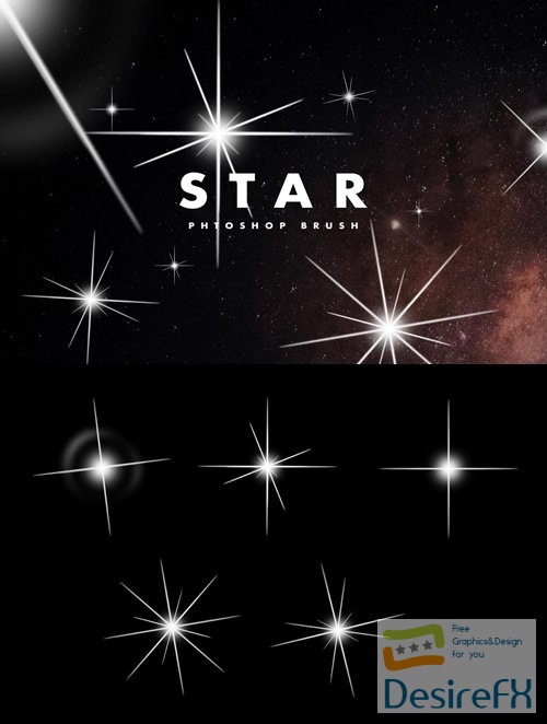 5 Stars Brushes for Photoshop
