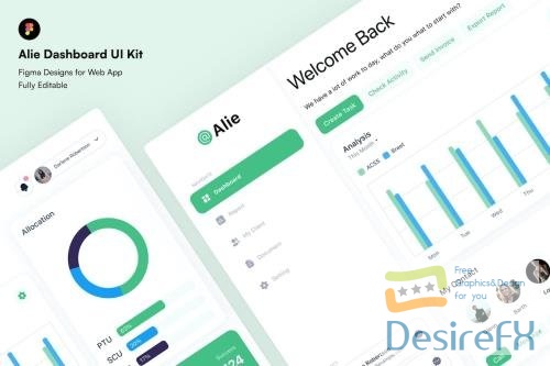 Alie Dashboard UI Kit
