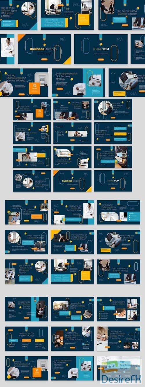Business Strategy PowerPoint, Keynote and Google Slides Template