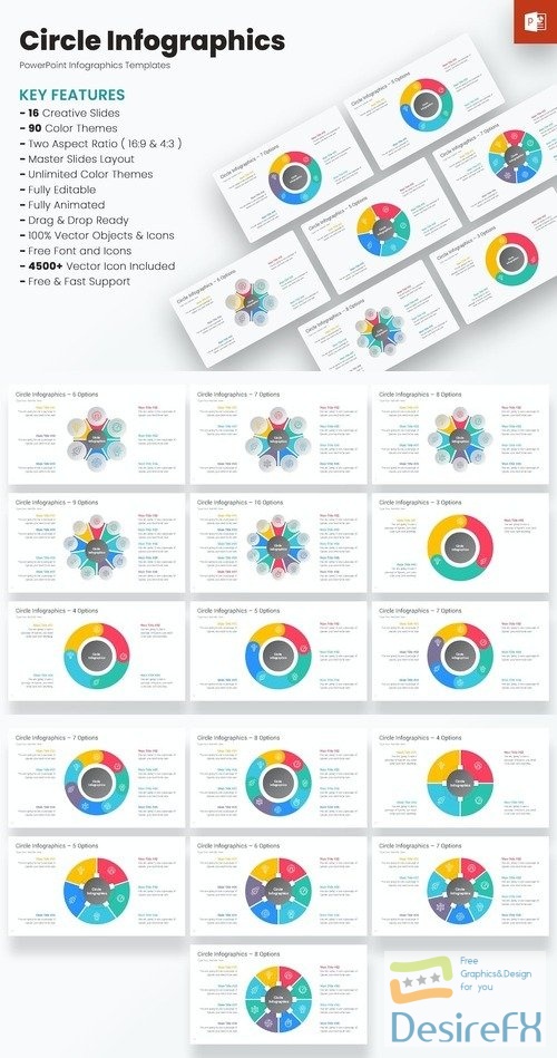 Circle Infographics PowerPoint templates
