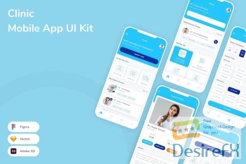 Clinic Mobile App UI Kit