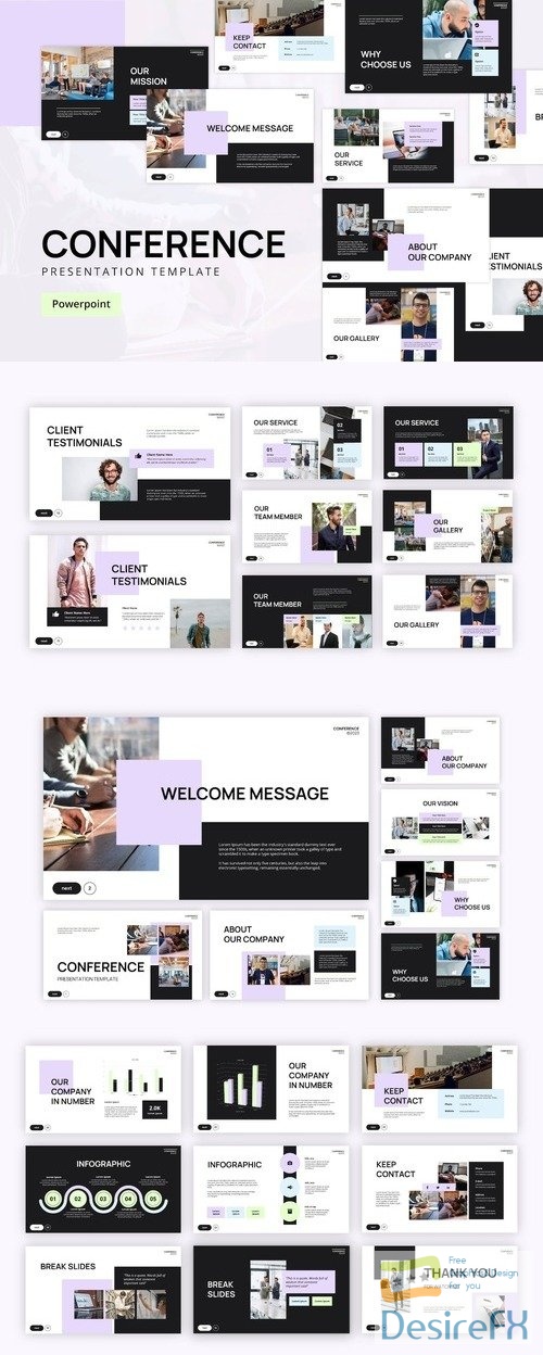 Conference PowerPoint, Keynote and Google Slides Template