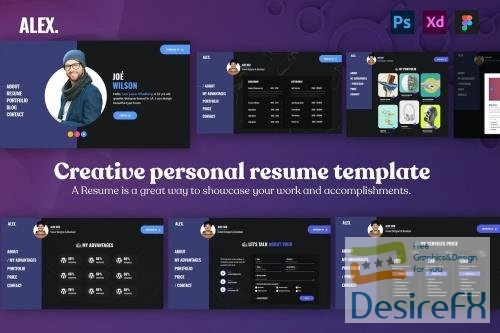 Creative Resume Portfolio Template