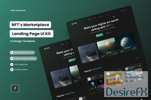 Creed - NFT_s Marketplace Landing Page