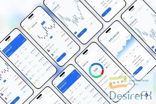 DeFi Token Exchange & Wallet Mobile App UI Kit