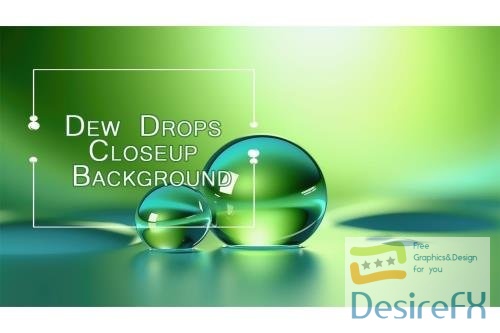 Dew Drops Closeup Background vol 2