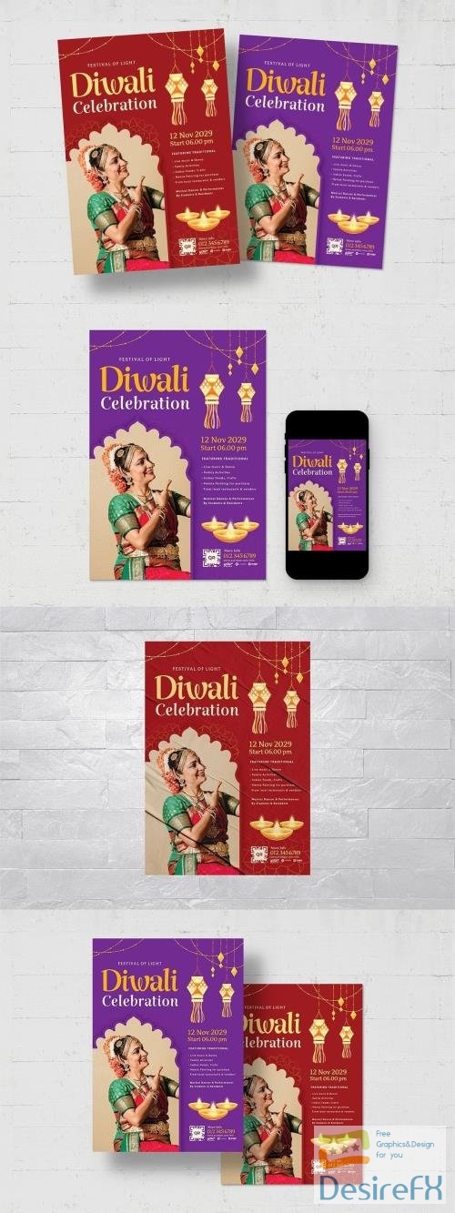 Diwali Flyer Template 2