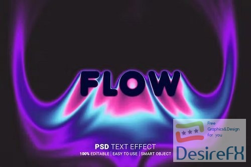 Flow Editable Text Effect - YWPLYF3