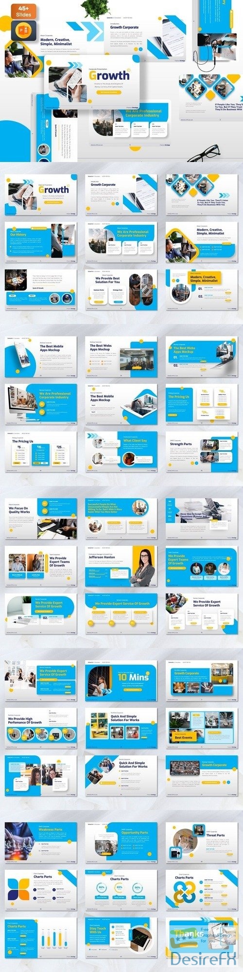 Growth - Corporate Powerpoint Templates