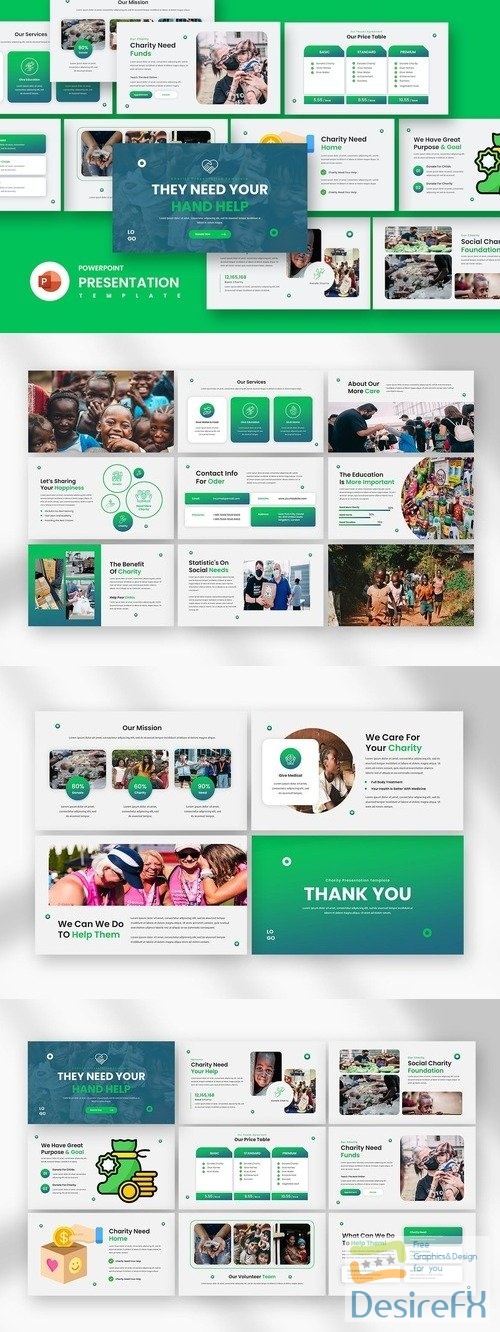 Guide Charity PowerPoint Presentation Template