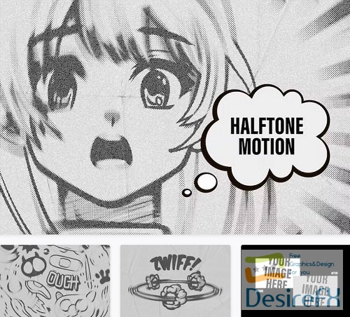 Halftone Motion Effect - 26690129