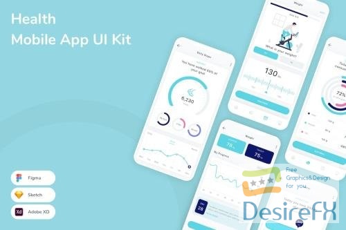 Health Mobile App UI Kit