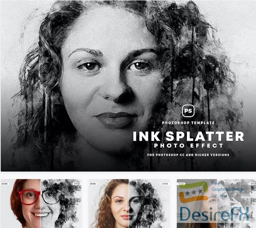 Ink Splatter Photo Effect - N9937WA