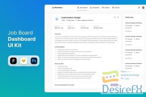 Job Board Dashboard UI Kit