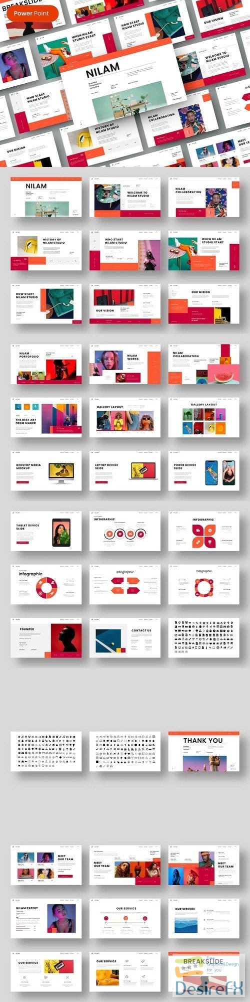 Nilam - Business PowerPoint, Keynote and Google Slides Template