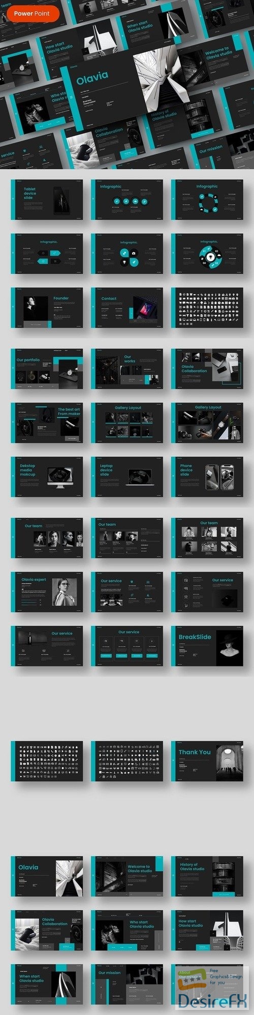 Olavia - Business PowerPoint, Keynote and Google Slides Template