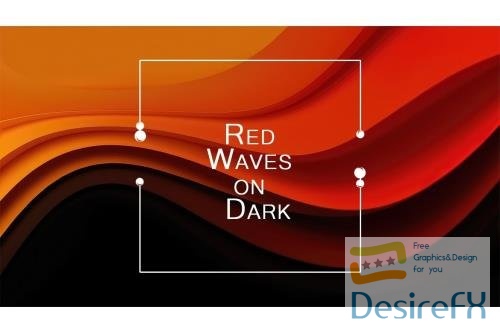 Red Waves on Dark