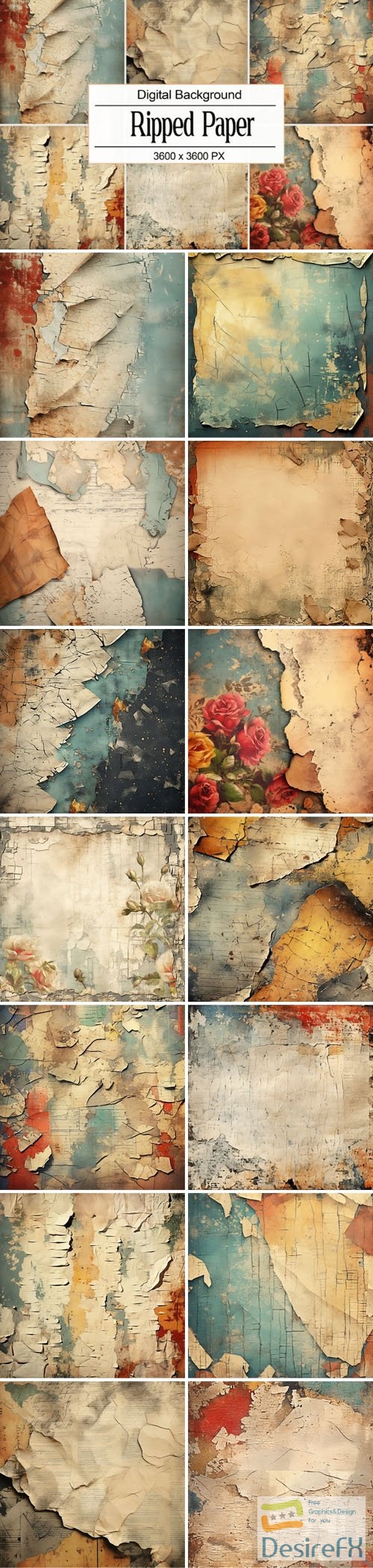 Ripped Vintage Textures Collection