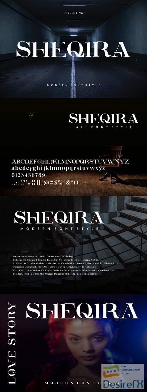 Sheqira - Modern Font
