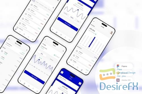 Stock Trading Mobile App UI Kit