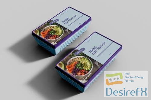Takeaway Food Container Mockup 5