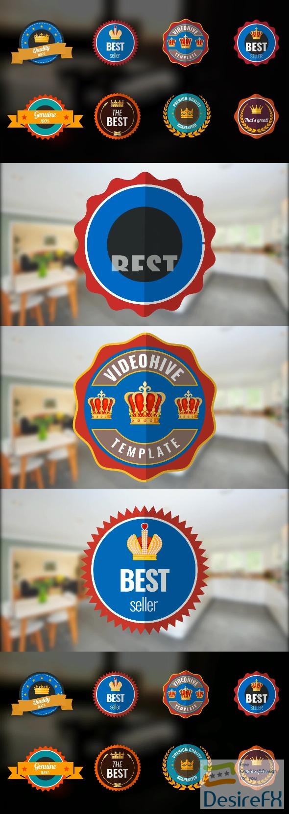 VideoHive 8 Badges 47538102