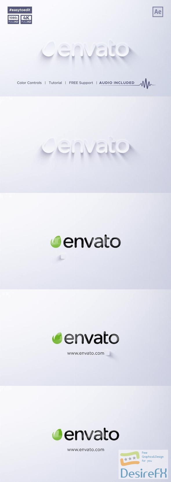 VideoHive Clean & Simple Logo Reveal 26488926