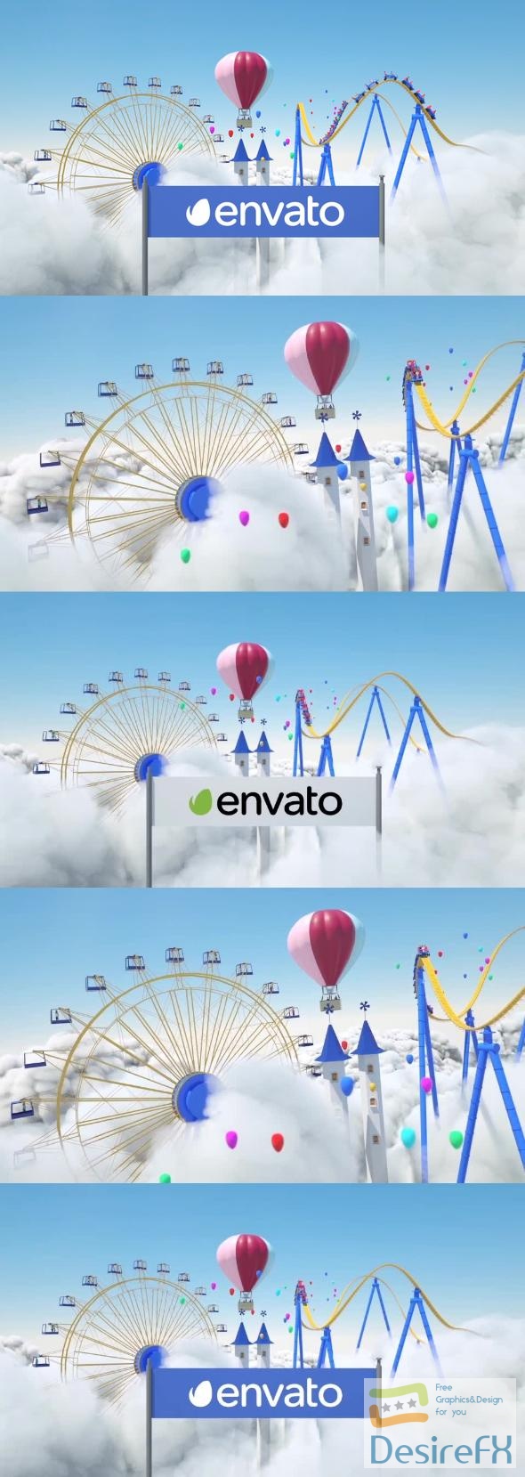 VideoHive Clouds Theme Park 47263491