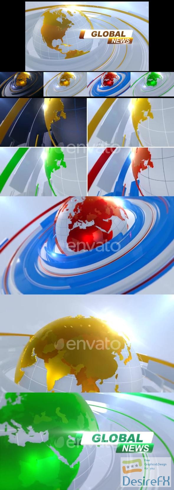 VideoHive Global News Intro Pack 47365321