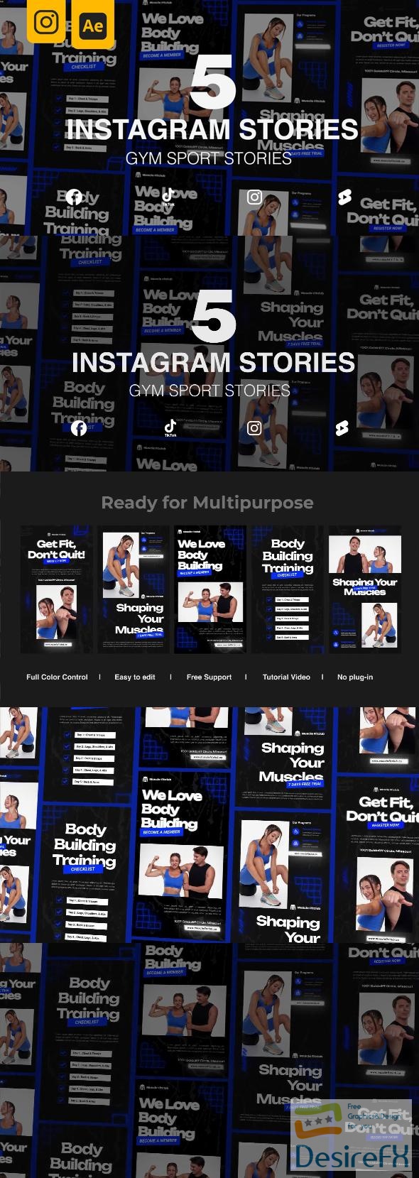 VideoHive GYM Sport Instagram Stories 46921548
