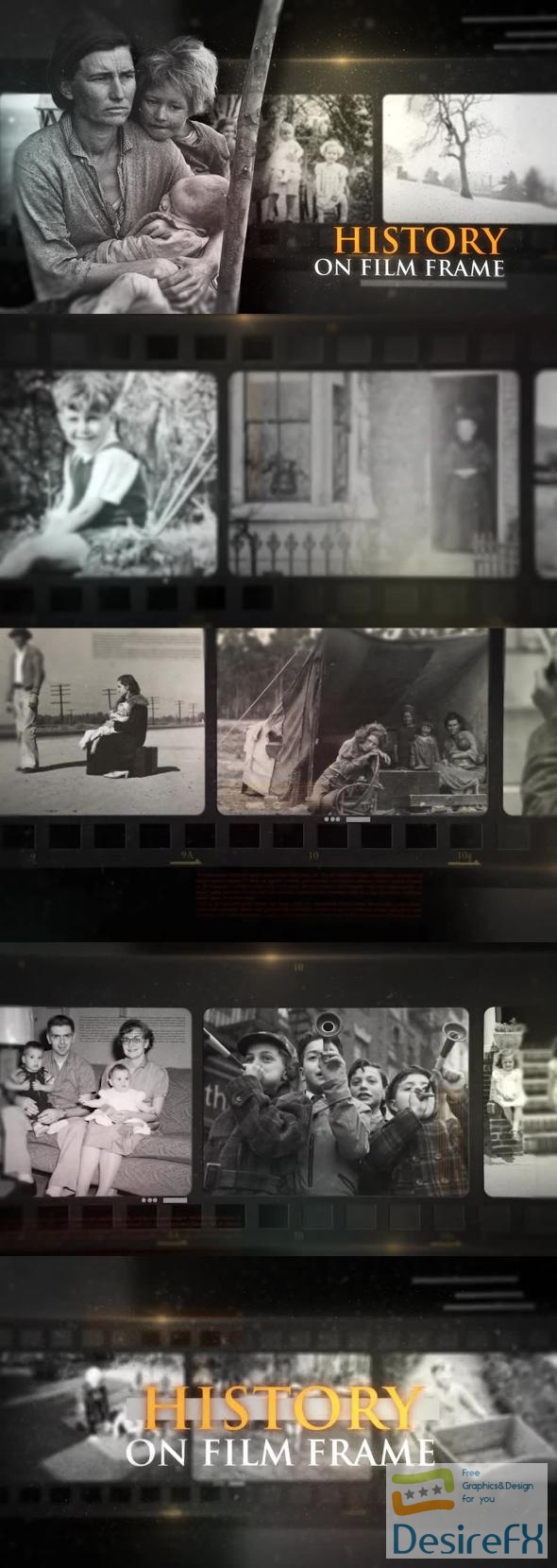VideoHive History on Film Frame 47214067