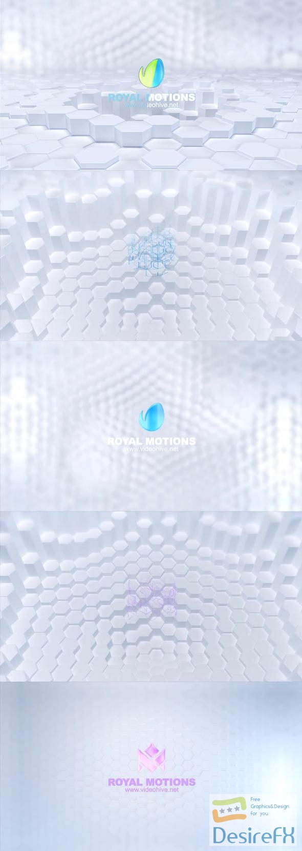 VideoHive Honeycomb Logo Reveal 28655121