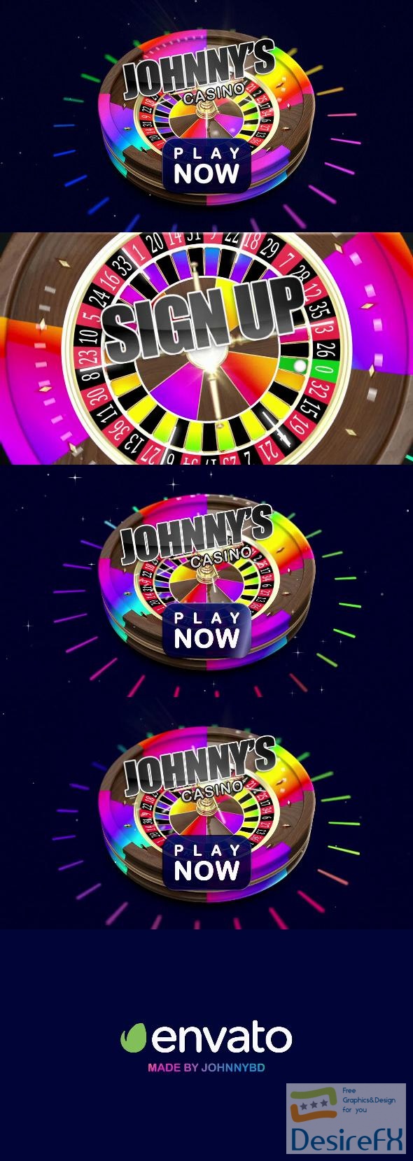 VideoHive Johnnys Casino - Diversity and inclusion 36864725