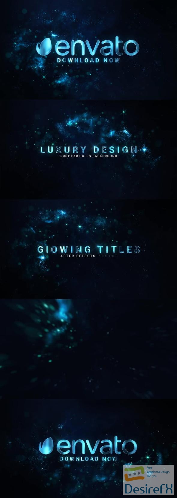VideoHive Magic Particles Titles 46890117