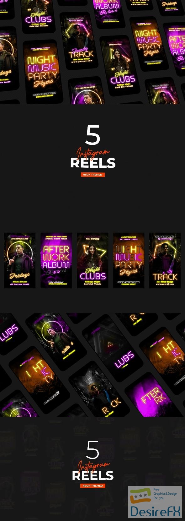 VideoHive Neon Club Instagram Reels 47197310