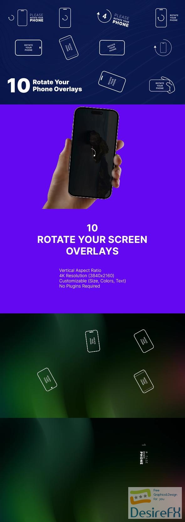 VideoHive Rotate Your Phone Overlays 46874427