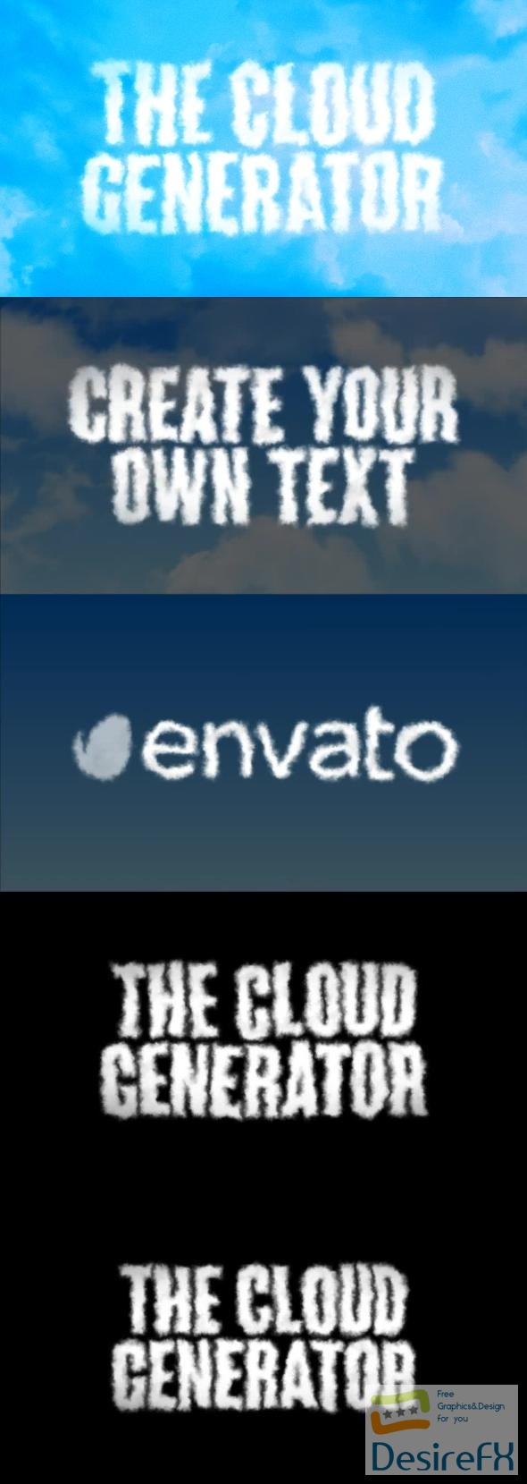 VideoHive The Cloud Generator - For Text &amp; Logos! 46464937