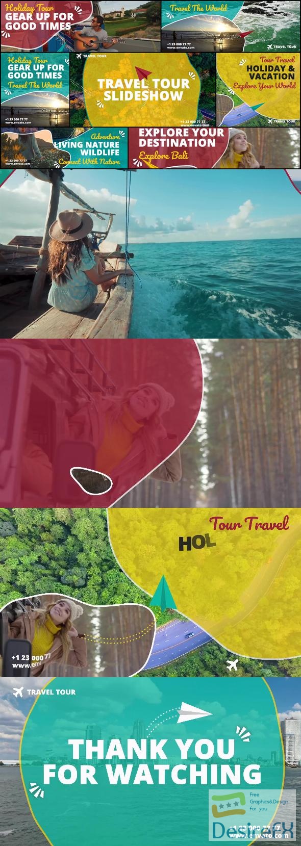 VideoHive Travel Tour Slideshow 47397642
