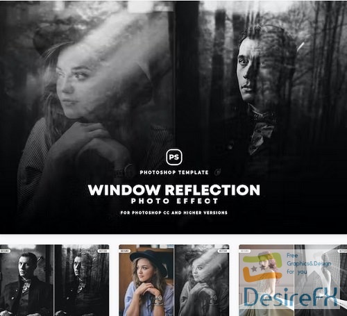 Window Reflection Photo Effect - VMU5KB3