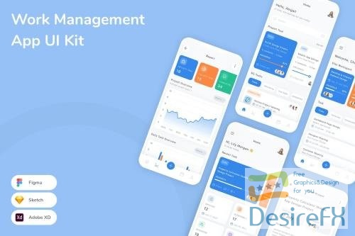 Work Management App UI Kit
