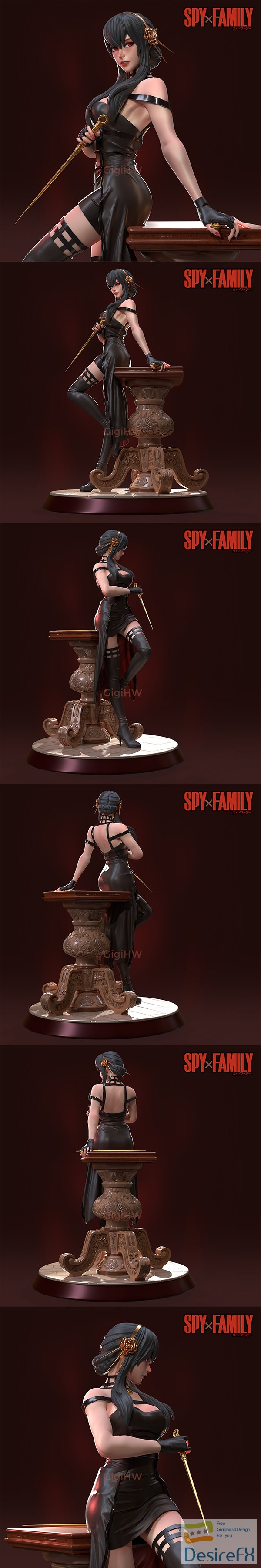 Yor Forger From SpyXFamily – 3D Print