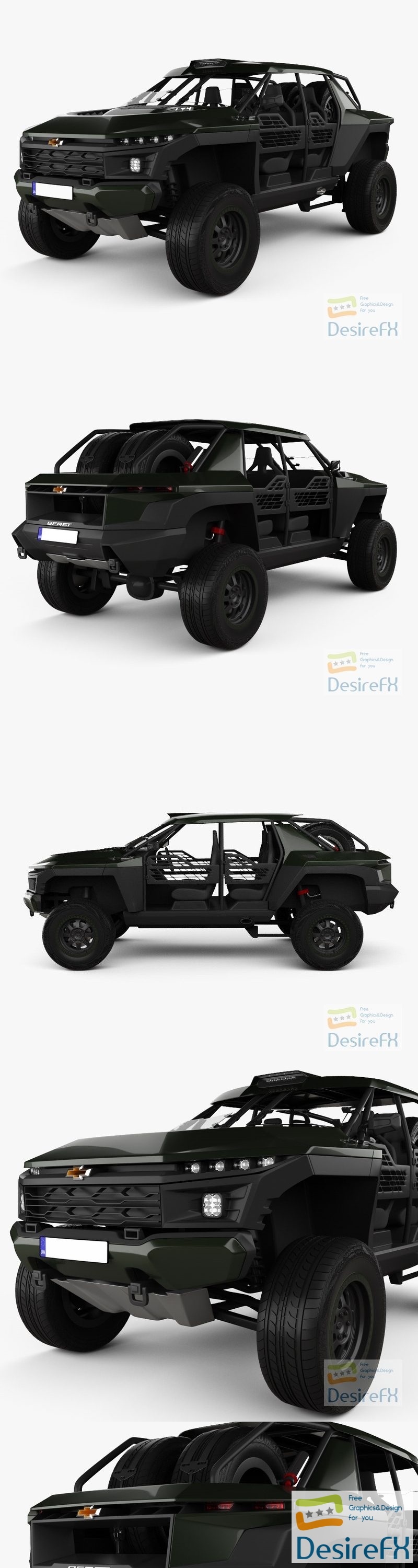Chevrolet Beast 2022 3D Model