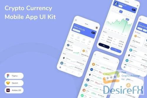 Crypto Currency Mobile App UI Kit