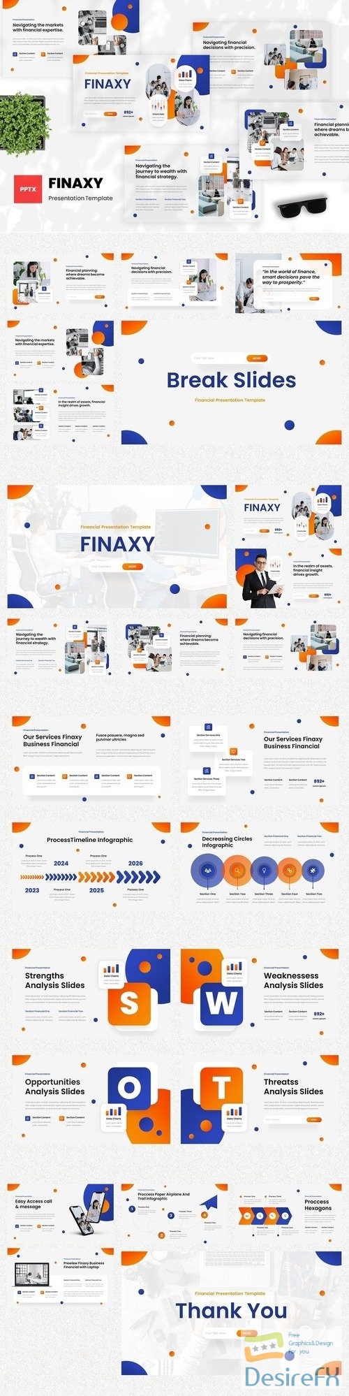Finaxy - Financial Powerpoint Template
